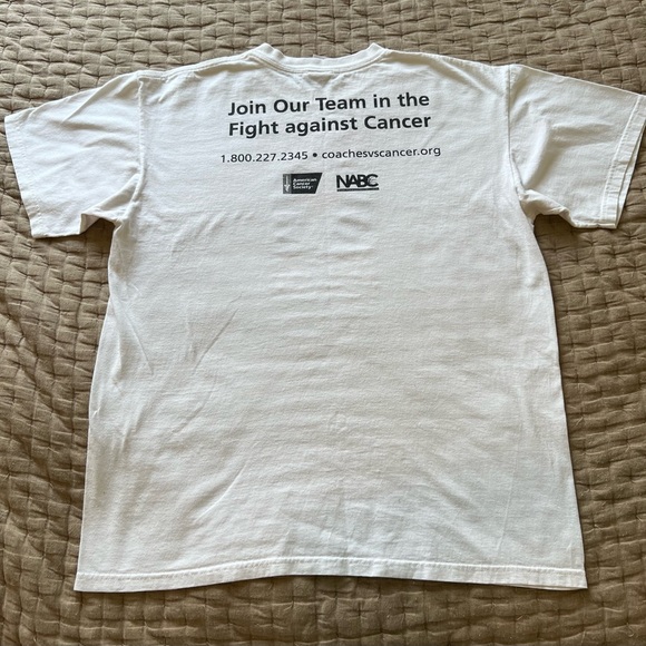 Coaches vs Cancer Promo NCAA Basketball Shirt Size Large - Picture 2 of 5